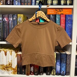 JoyLab Brown Crop Top